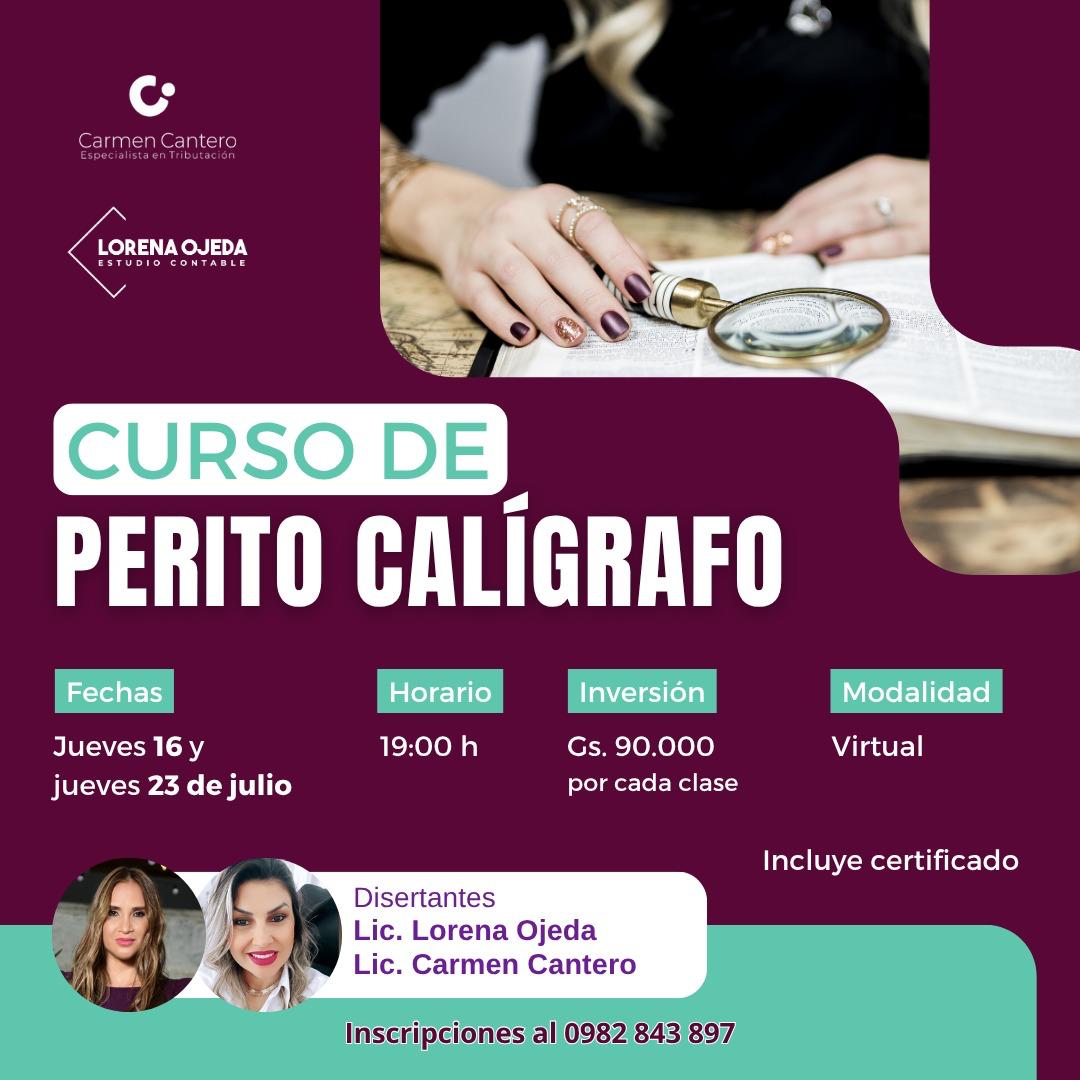 Clase 2 Curso de Perito Caligrafo 23/07/26