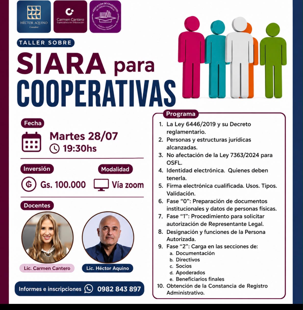 Taller sobre Siara para Cooperativas 28/07/26